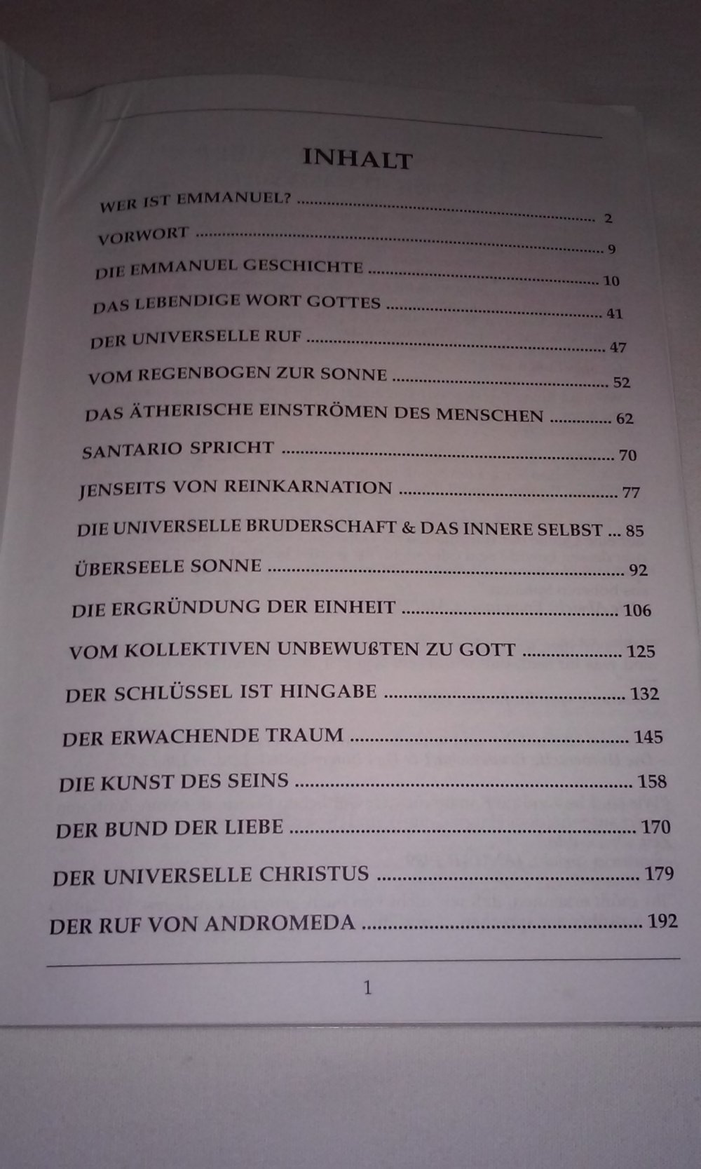 Das Licht von Emmanuel. Die Ergründung der Einheit Ananda (Esoterik)