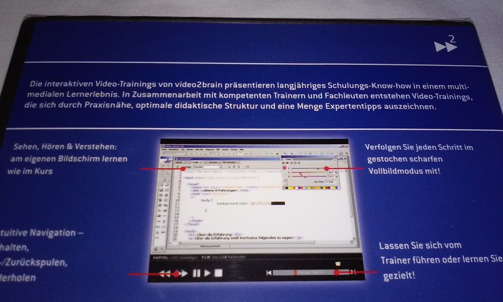 CSS Design - Das Videotraining auf DVD Webseite Design  OVP Geschenktipp 