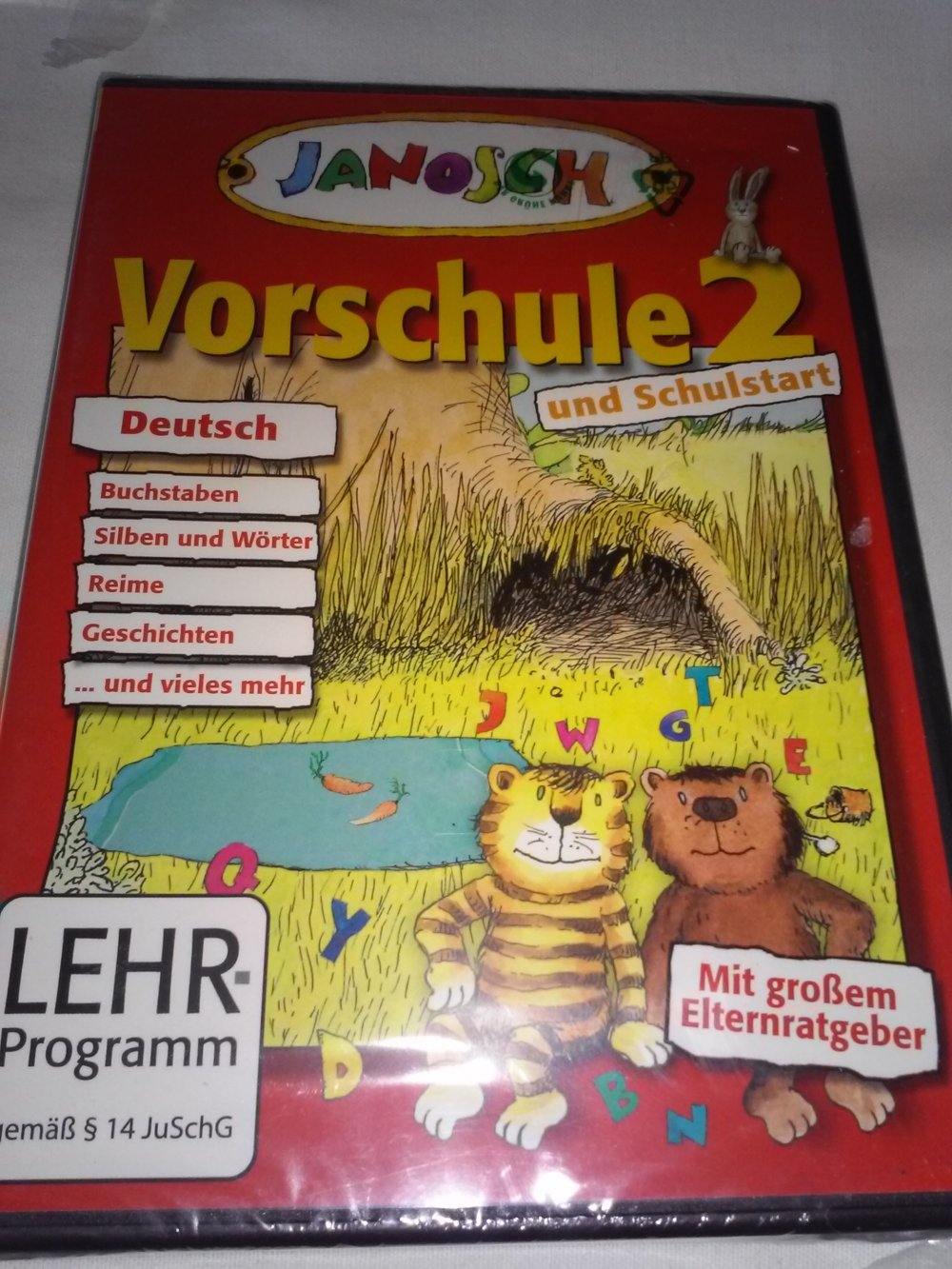 Neu!OVP!4x Janosch: Vorschule/Schulstart Sachwissen Mathe Deutsch Engl.