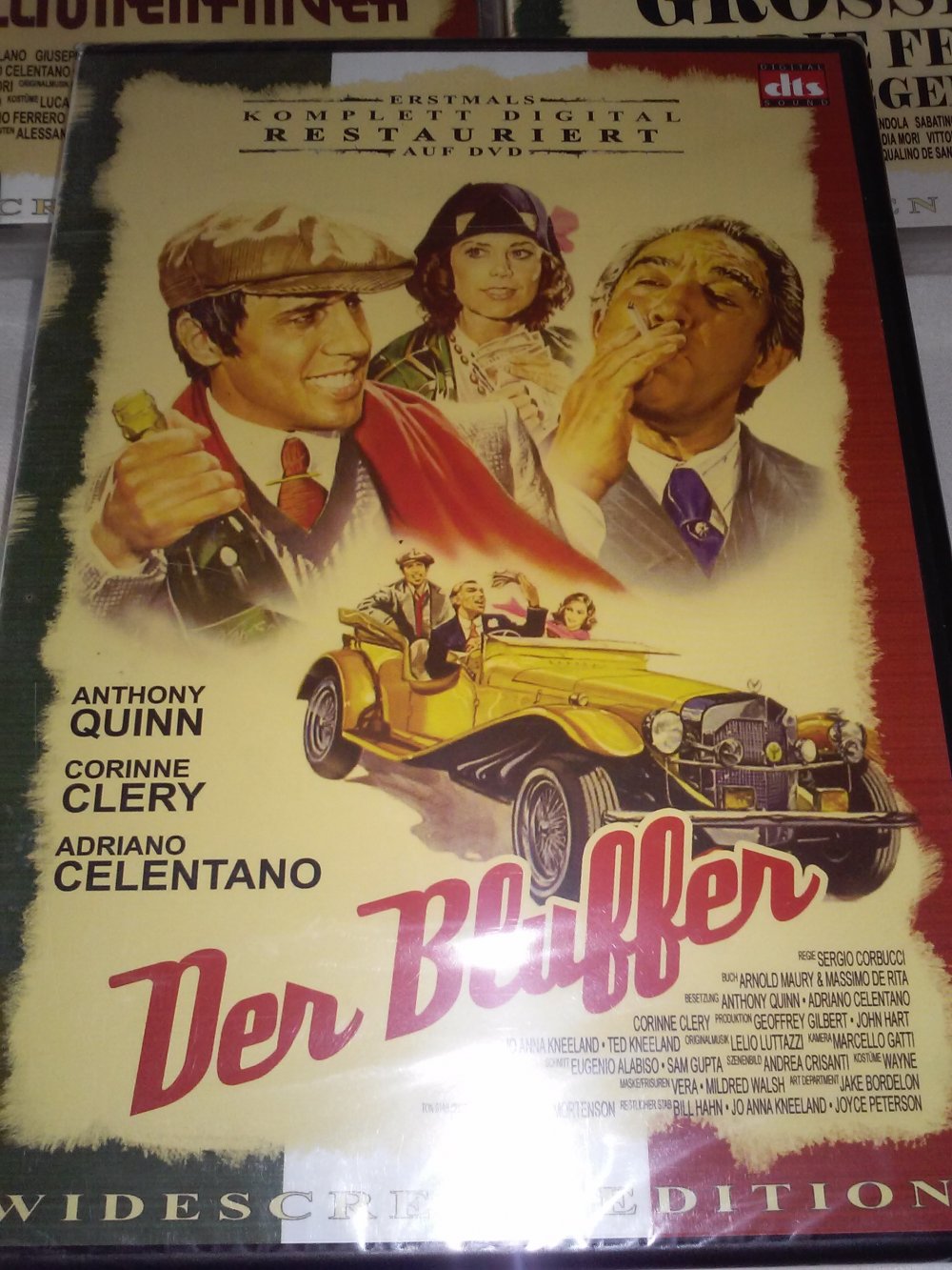 Neu! OVP! Klamauk  mit Adriano Celentano:Der Bluffer, Hände wie Samt - Der Millionenfinger