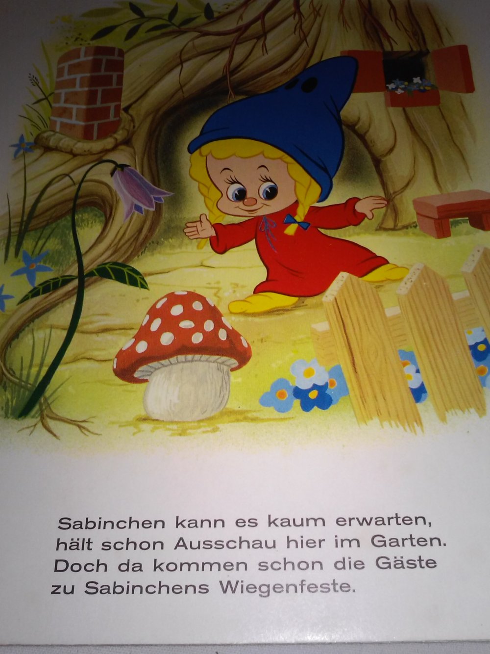 Lustige Wurzelmännchen - Altes Pestalozzi Bilderbuch 1969