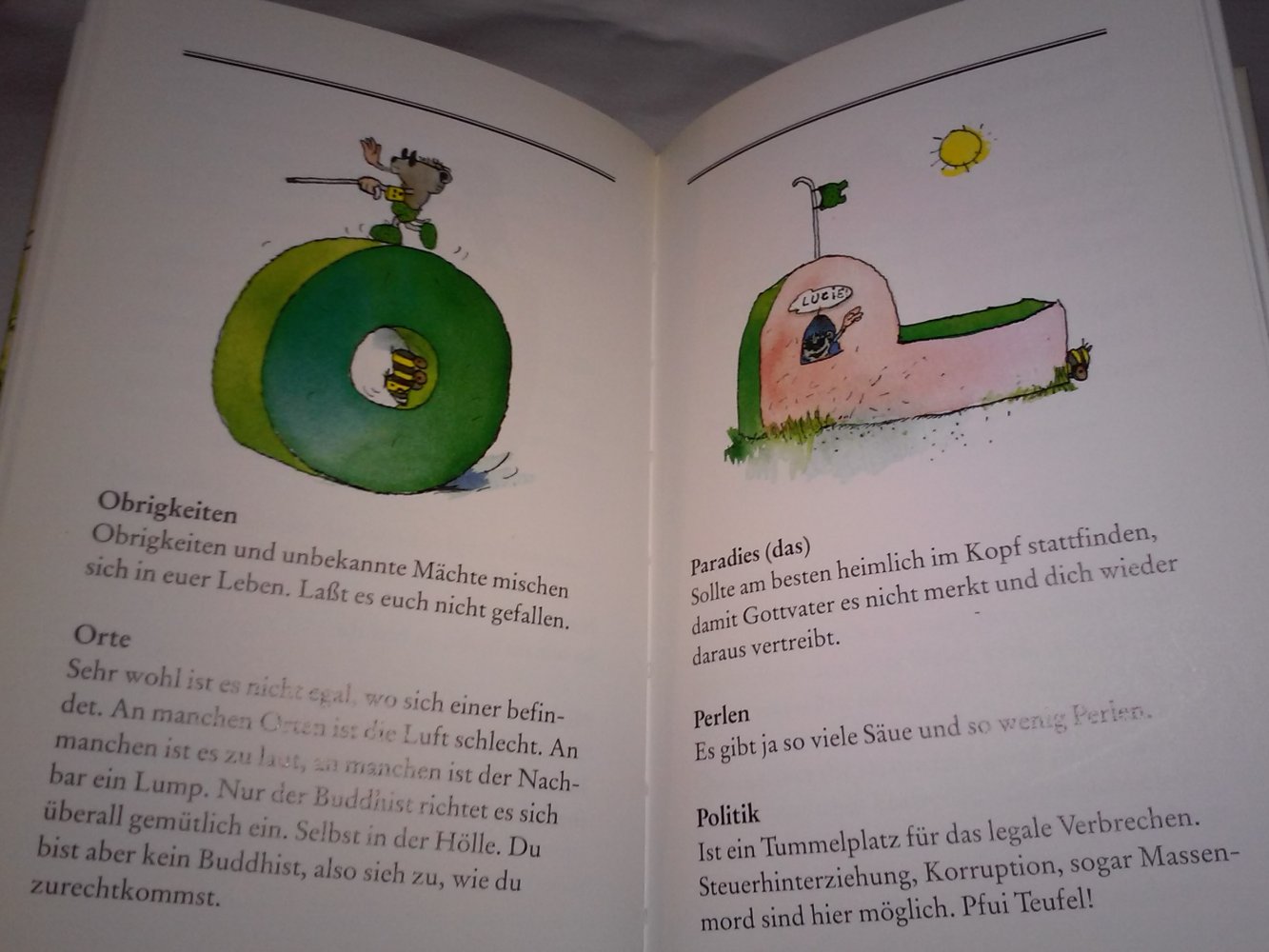 Janosch Wörterbuch der Lebenskunst - Griffe 1.Alg.