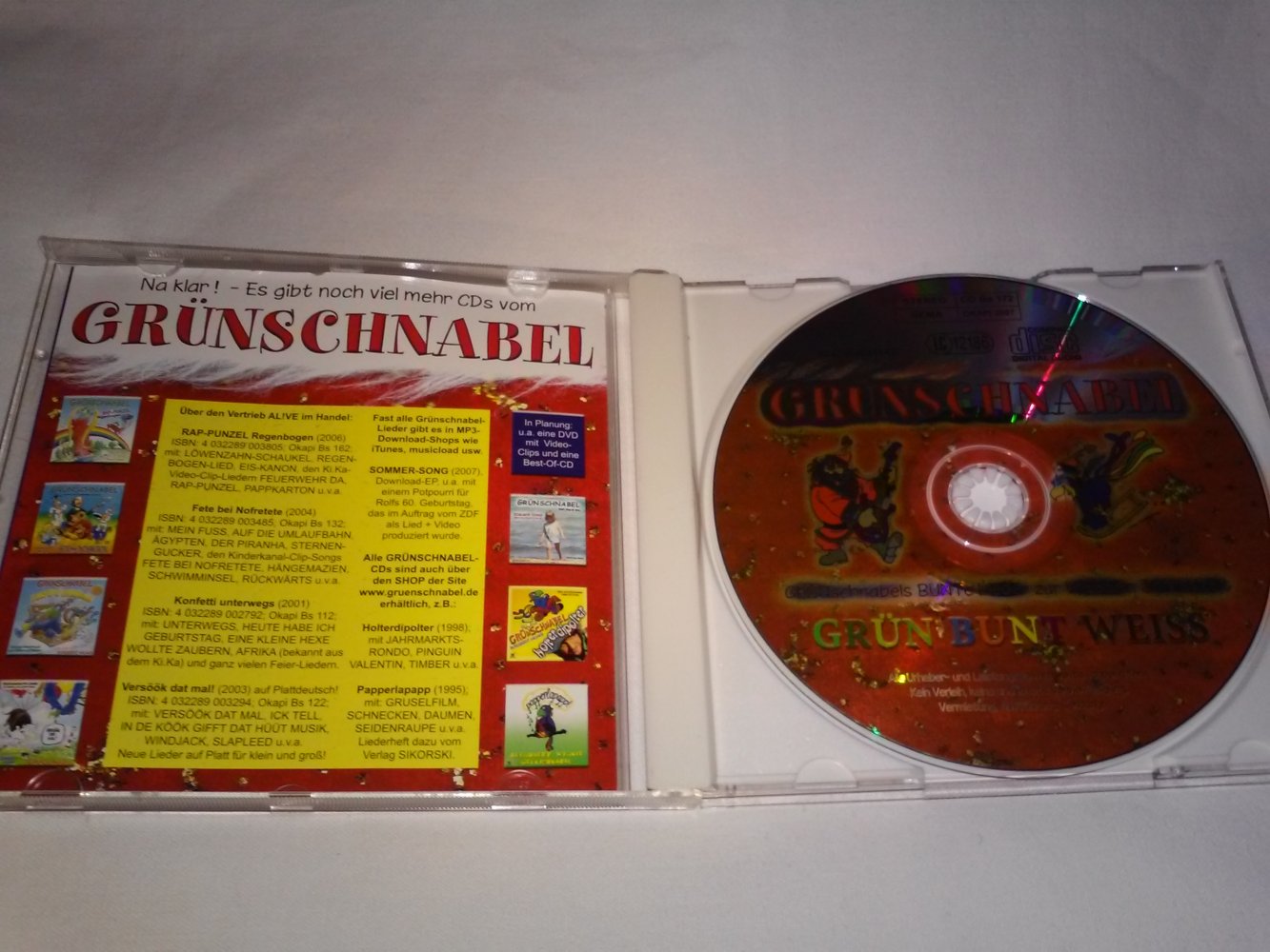  Grünschnabel Grün Bunt Weiß