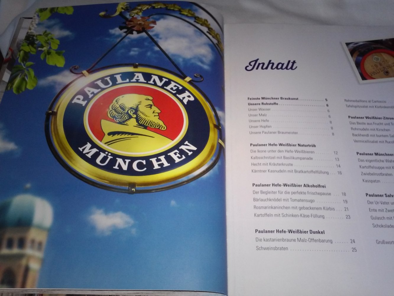 Das Paulaner Bierspezialitäten Kochbuch. Für jedes Gericht das richtige Bier