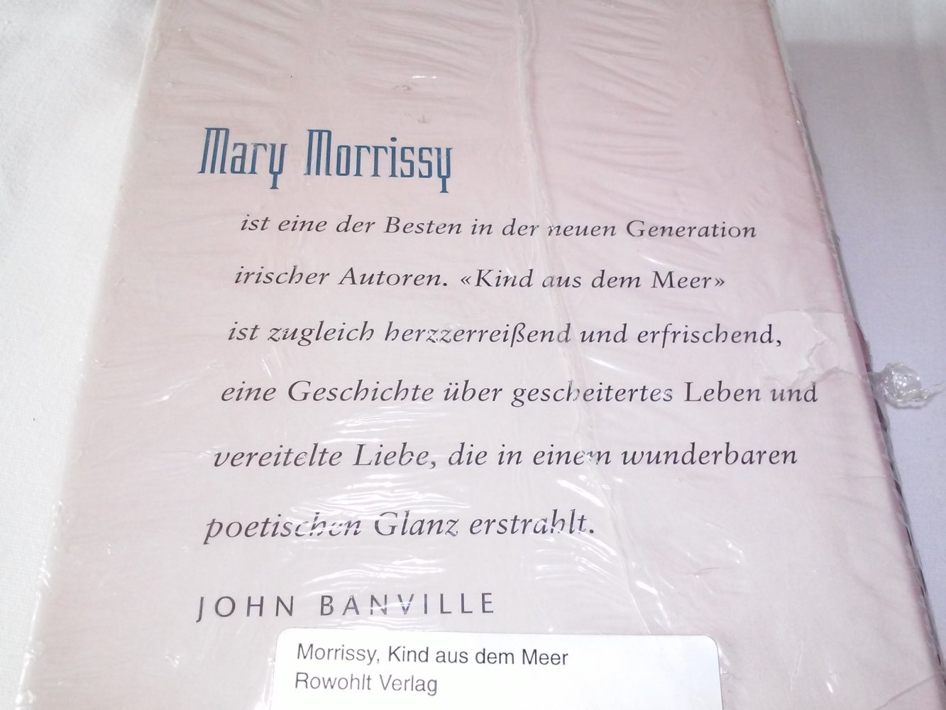 Neu! OVP! Mary Morrissy´s Kind aus dem Meer -Geschenktipp-