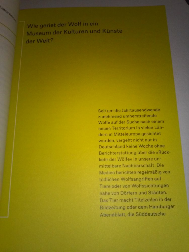 Lara Selin Ertener, Bernd Schmelz: Von Wölfen und Menschen