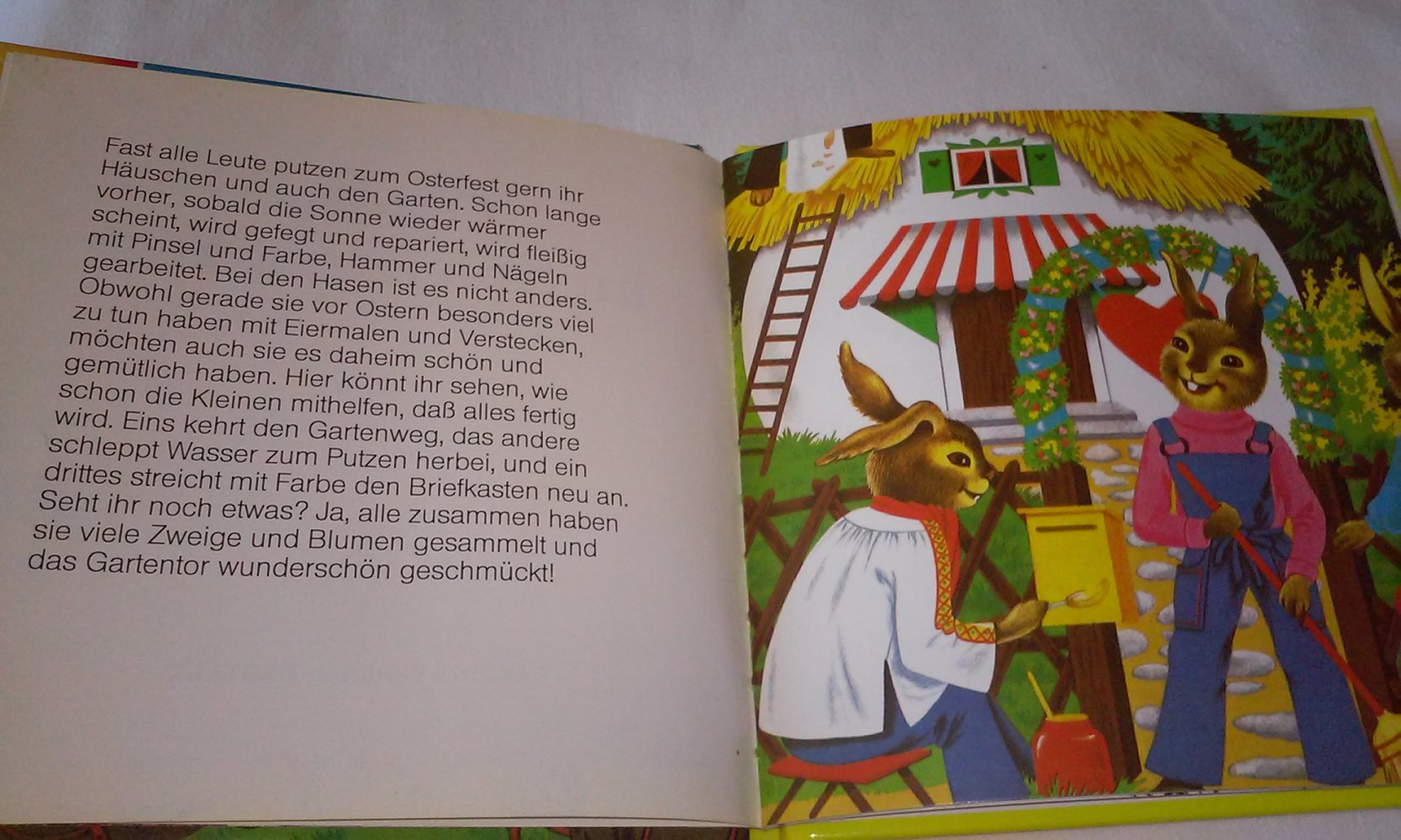 Ostern im Spielzeugland; Häschen Formbuch Pappbilderbuch