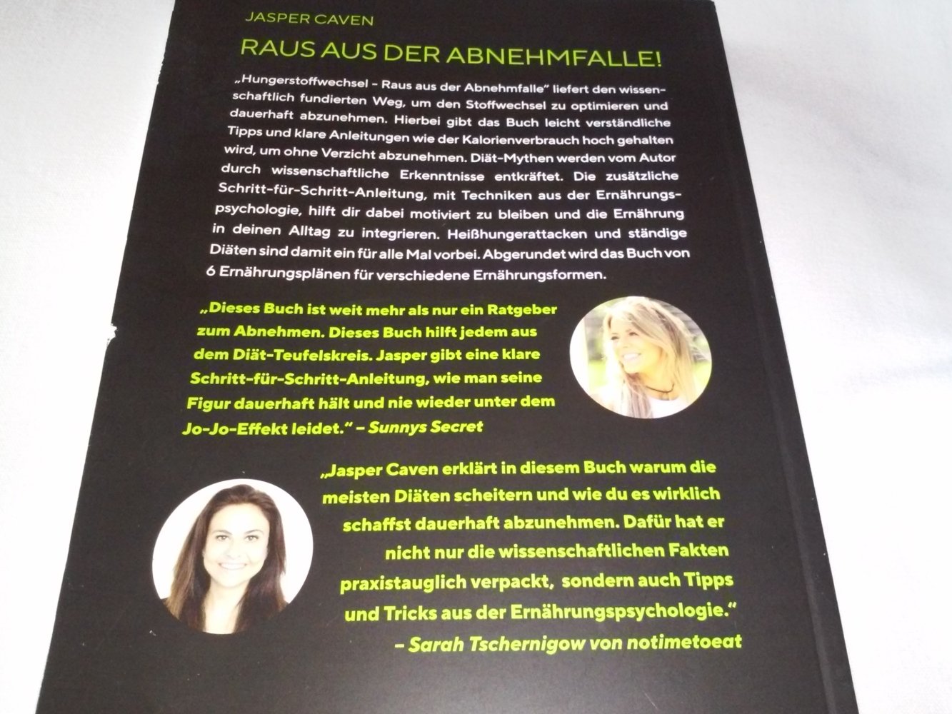 Neu! Jasper Caven - Hunger stoffwechsel Raus aus der Abnehmfalle