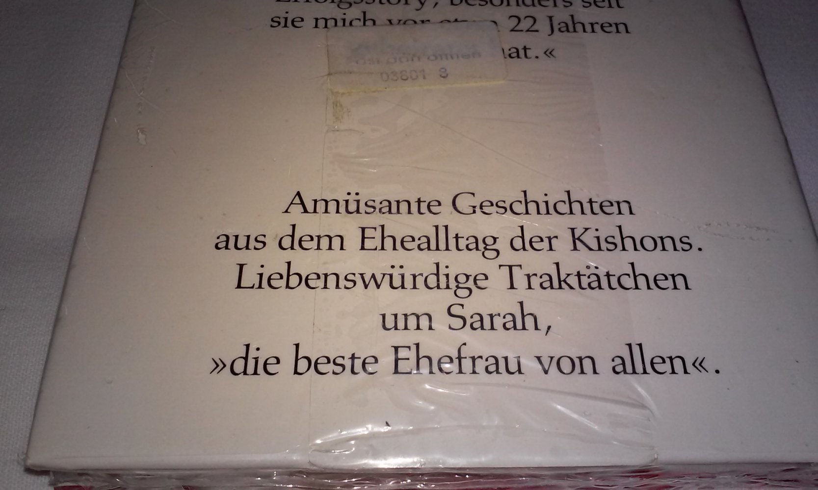  Ephraim Kishon ...Und die beste Ehefrau von allen - Satire/Humor  OVP Sammlerstück-Geschenktipp