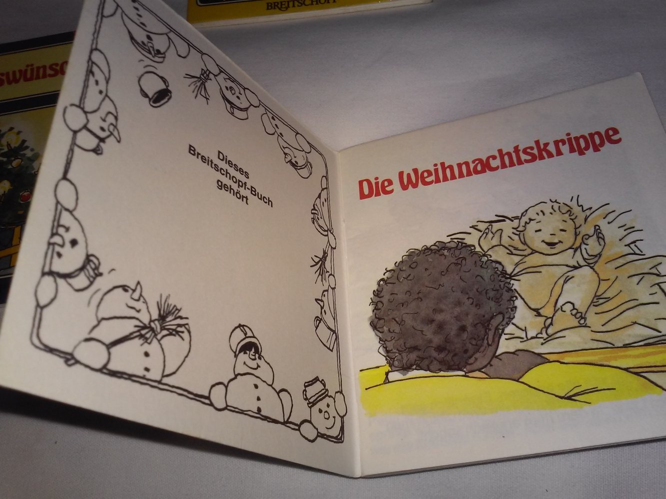 Jussi-Bücher: Weihnachtskrippe - wünsche und Das Christkind kommt