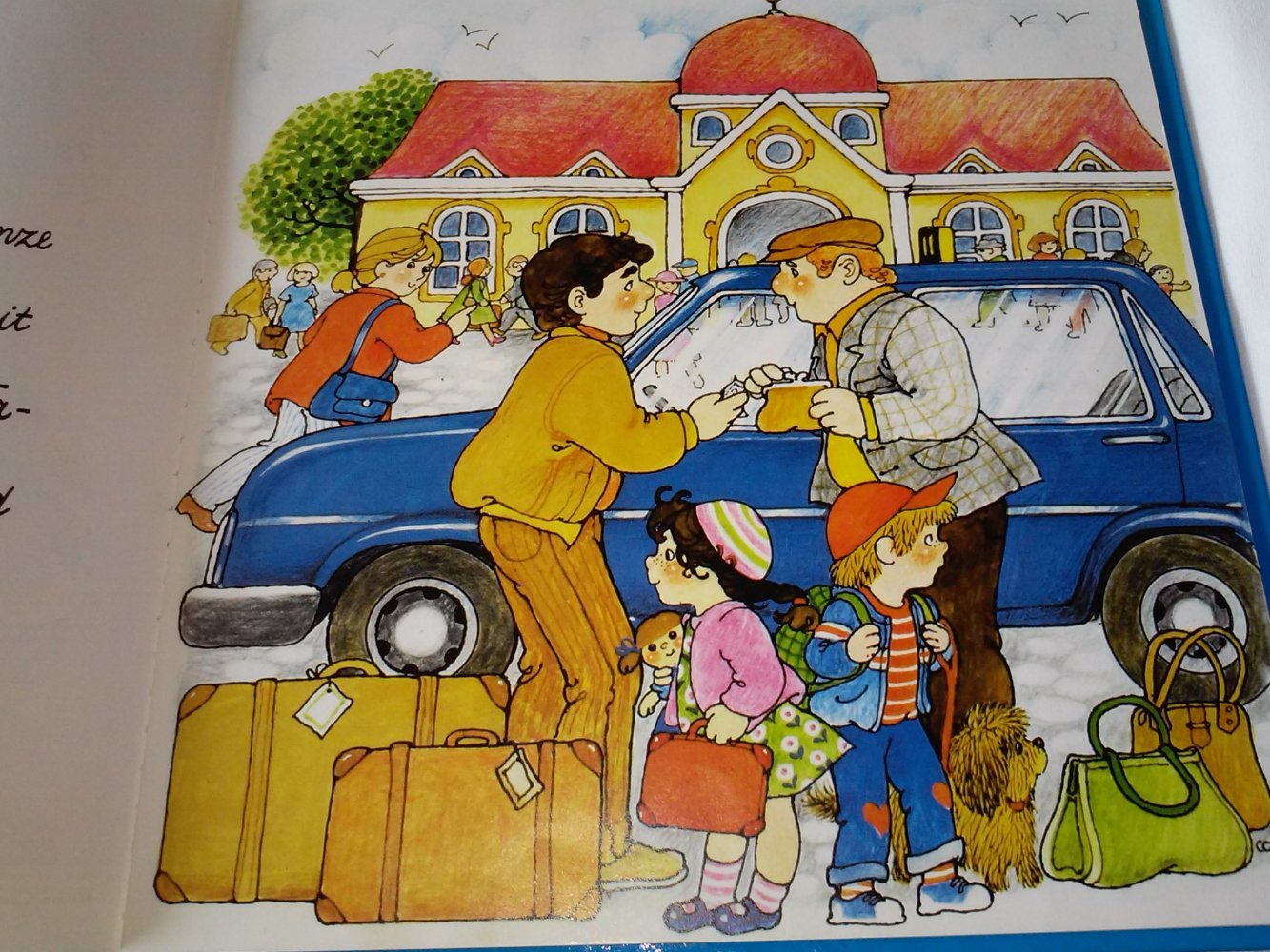 Mario Covi: Mit Polli, Pit und Pummel in die Ferien - Kinderbuch alt