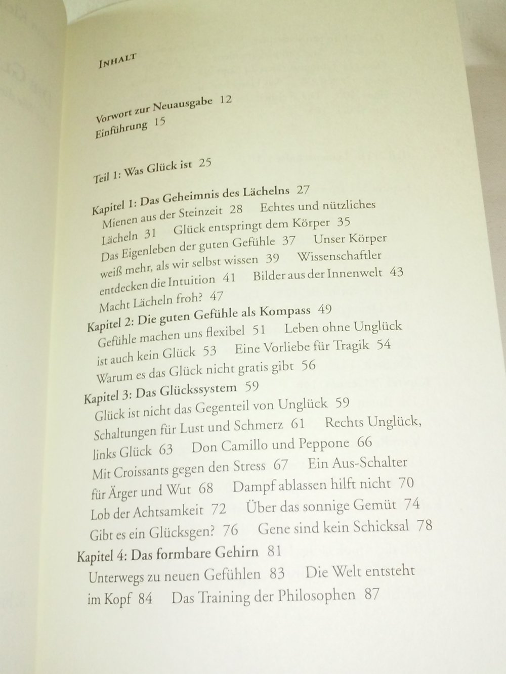 Stefan Klein´s -Die Glücksformel: oder Wie die guten Gefühle entstehen- Bestseller  Geschenktipp