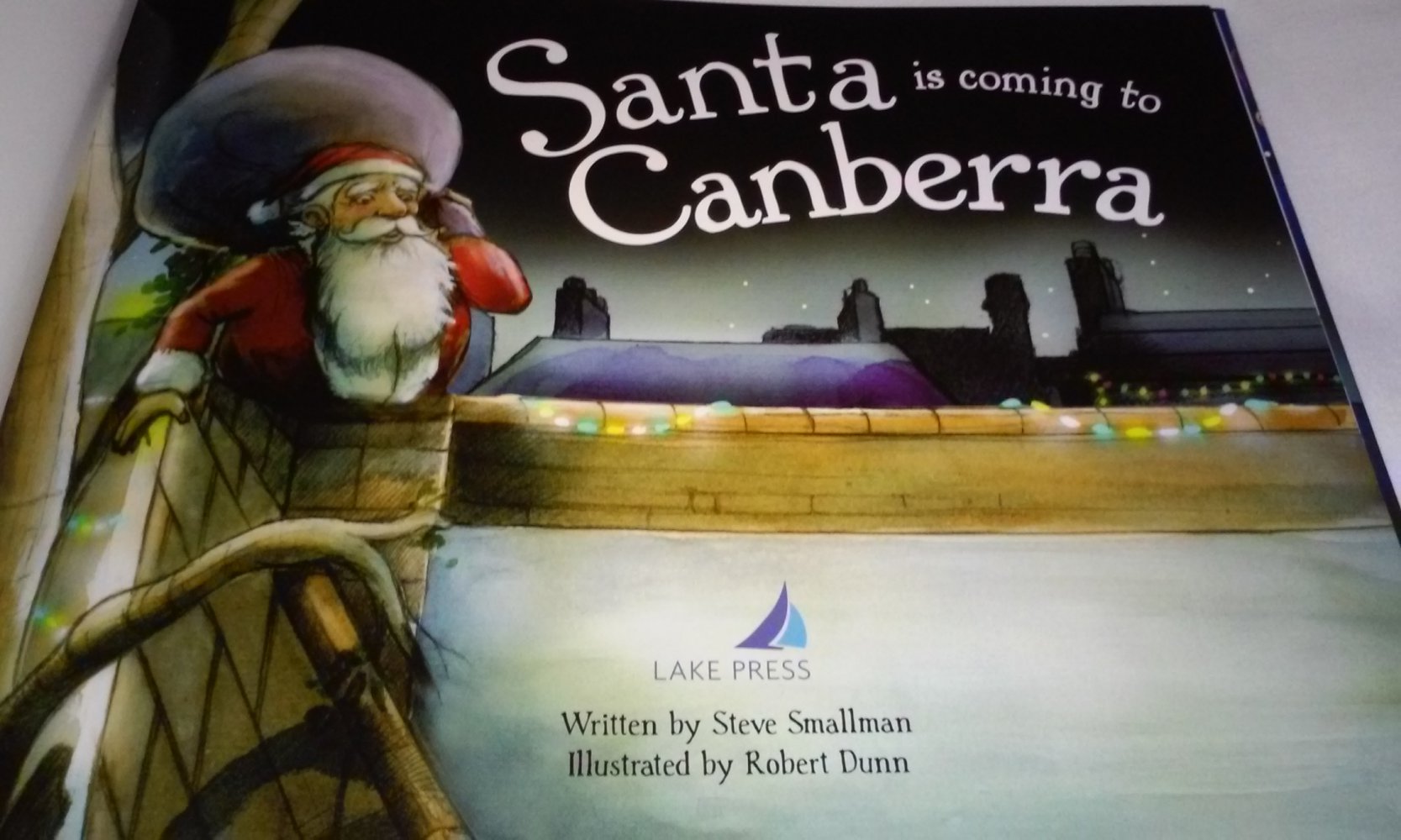 Santa Is Coming to Canberra (Englisch) Kinderbuch Weihnachten Sammlerstück
