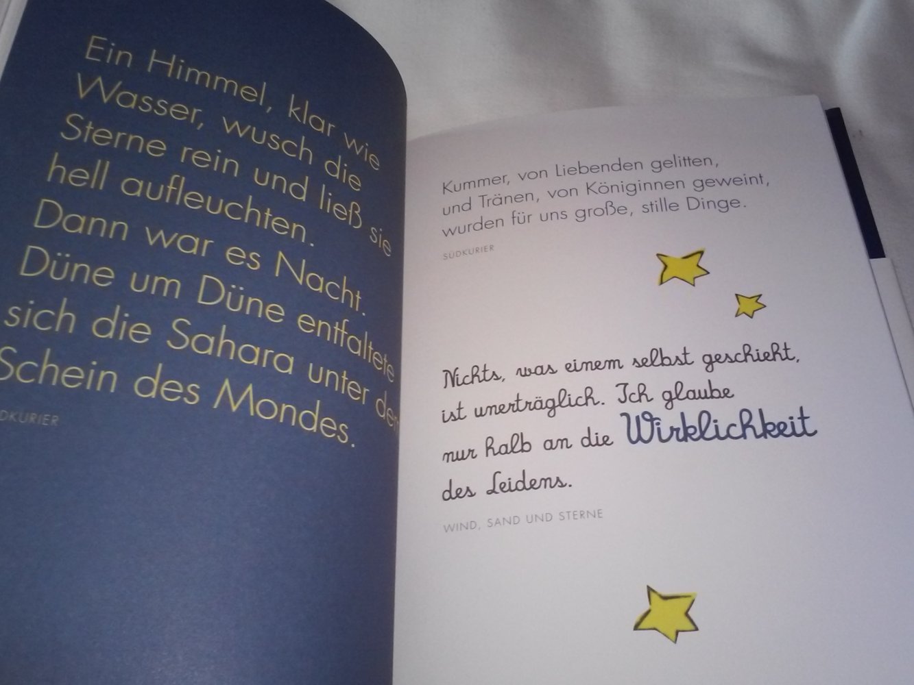 A.de Saint-Exupéry: Der kleine Prinz - Man sieht nur mit dem Herz gut