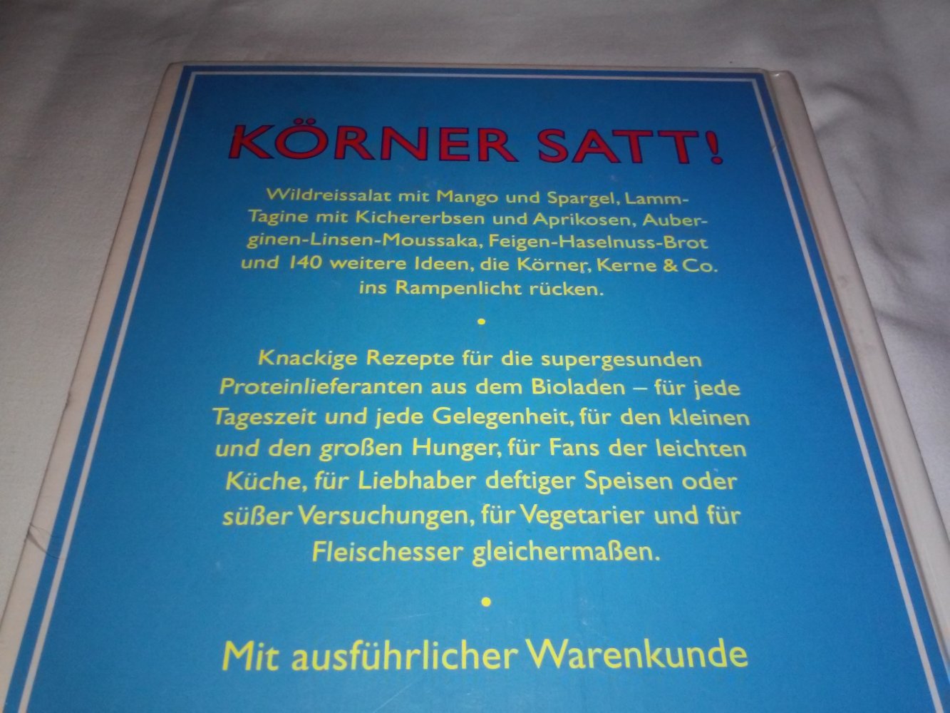 Neu! OVP! Körner satt – Rezepte mit Biss - Geschenktipp