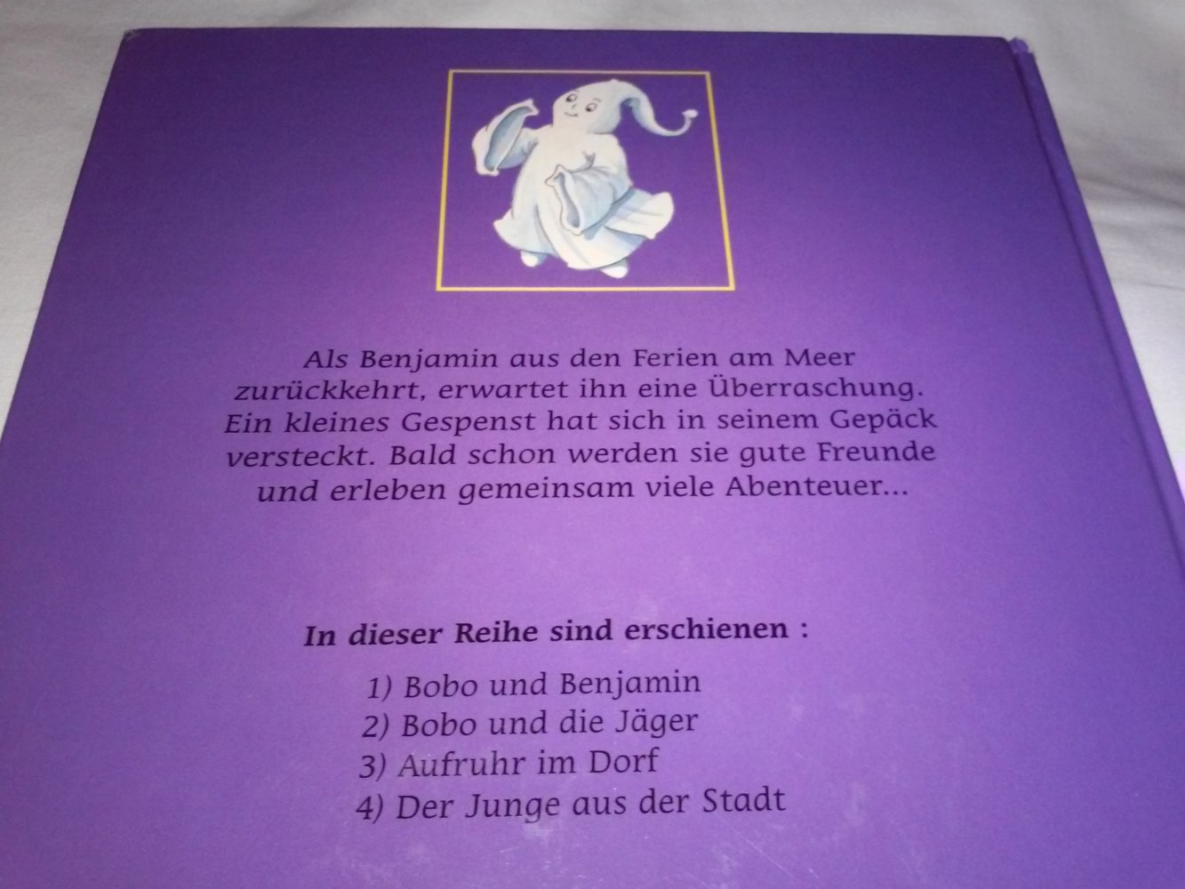 Bobo, das kleine Gespenst Der Junge aus der Stadt -altes Hemma Kinderbuch