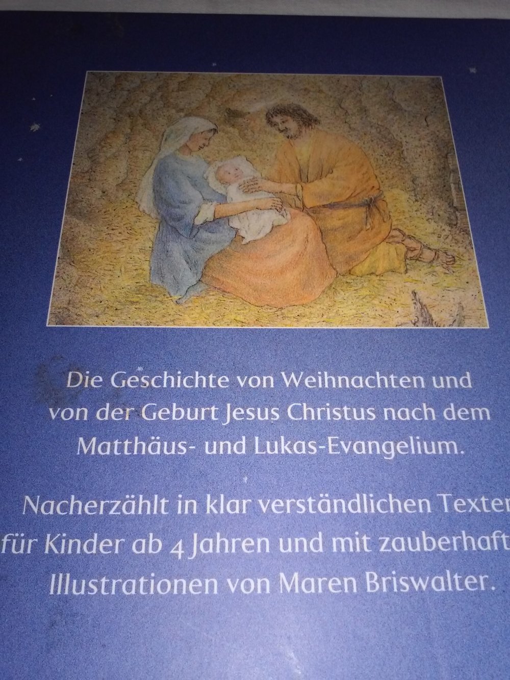 Maren Briswalter: Die Weihnachtsgeschichte - nach Matthäus und Lukas