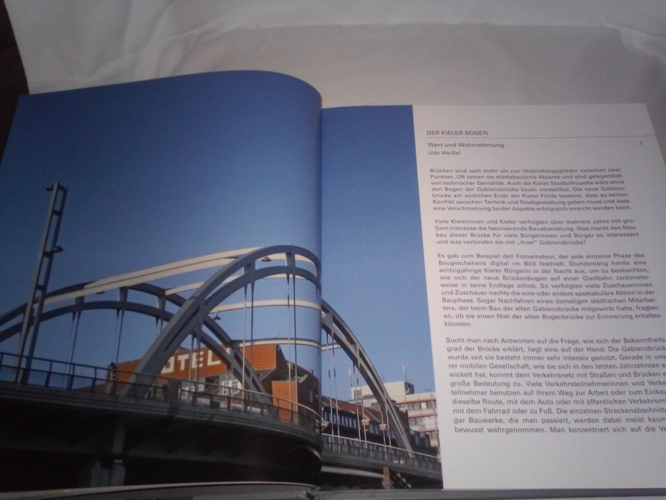 Gablenzbrücke: Der Kieler Bogen - Technik, Architektur, Geschichte