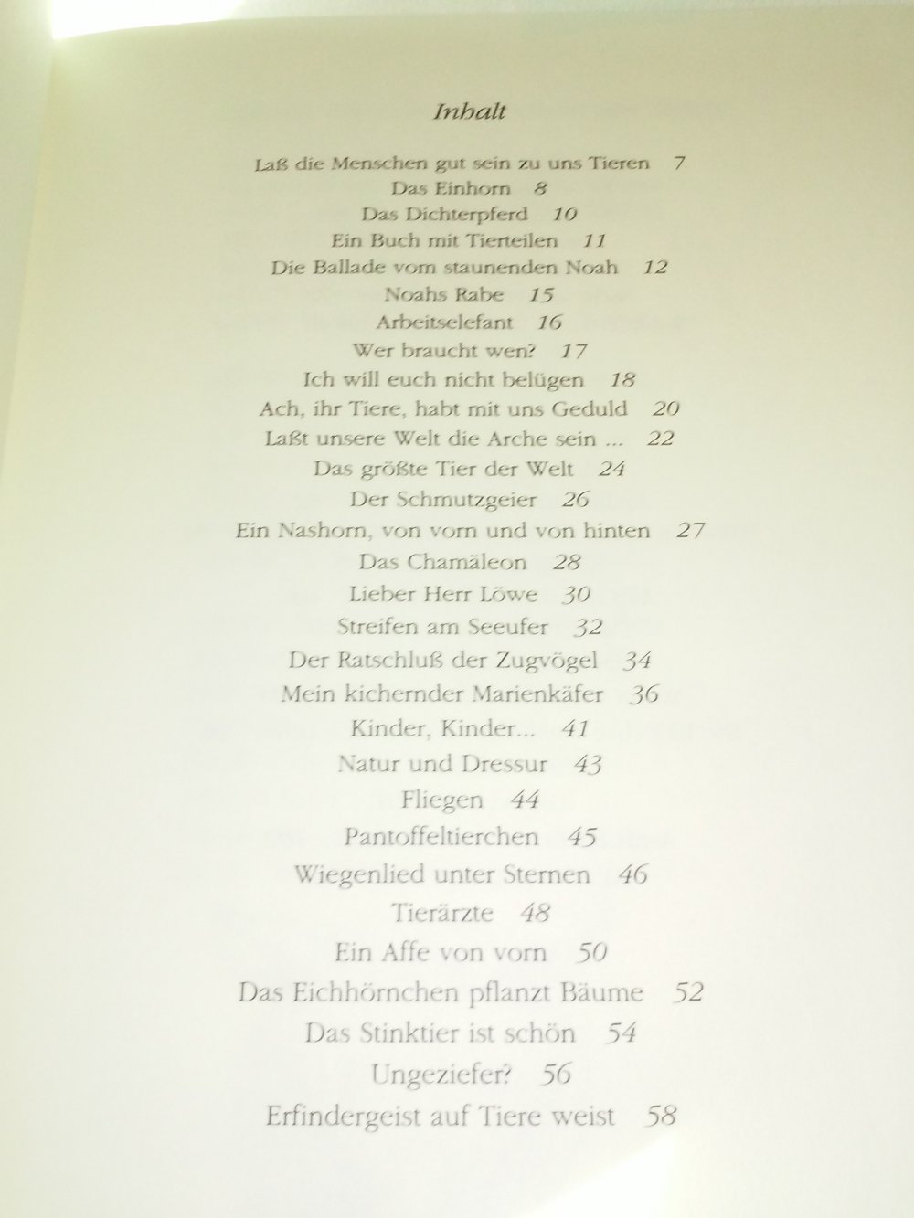 Tiere sprechen dich an (von 7 - 107 Jahren) altes Kinderbuch