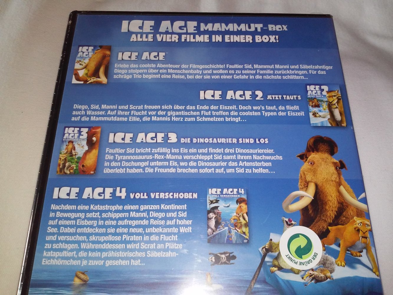 Ice Age 1-4 [4 DVDs] - eingeschweißt