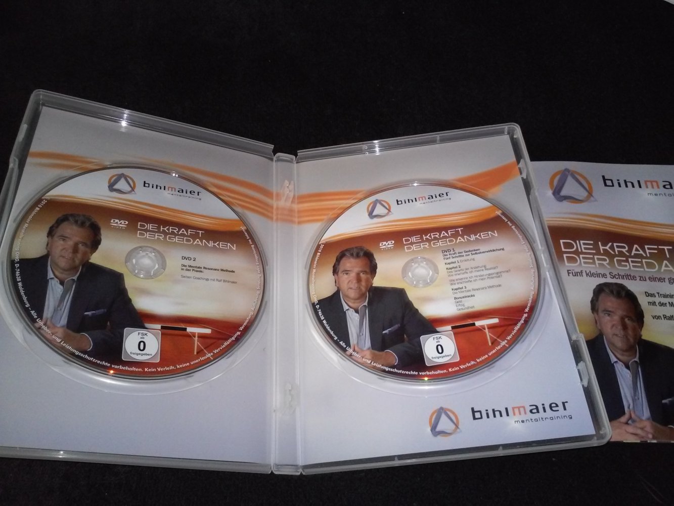 Ralf Bihlmaier - Mentaltrainer: Die Kraft der Gedanken [2 DVDs] (wie neu!)