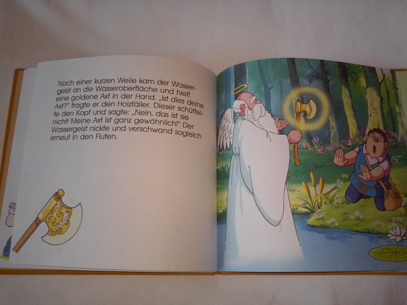 Der habgierige Hund (Aesops Fabeln) altes Kinderbuch wie neu