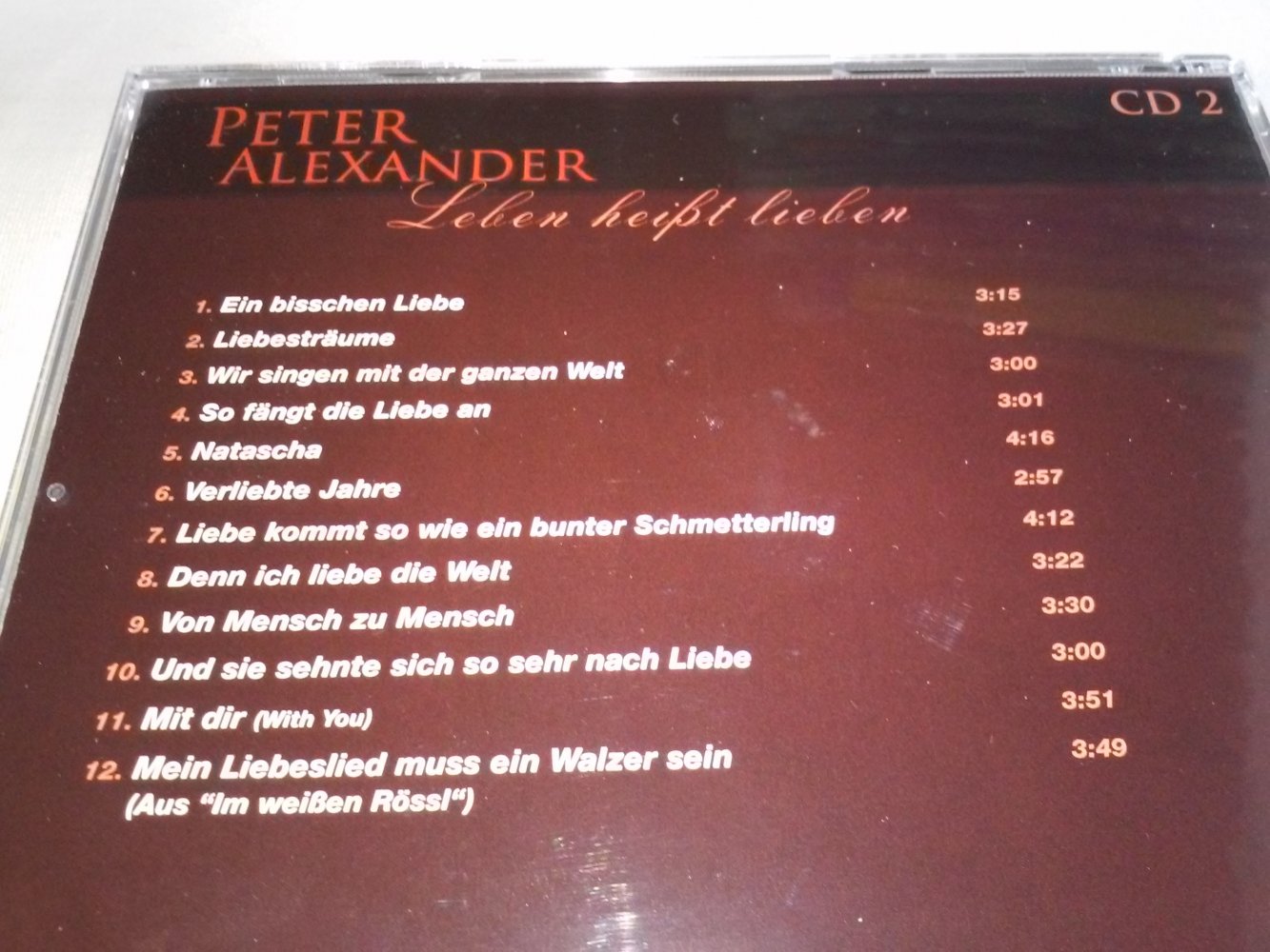 Peter Alexander:  Leben Heisst Lieben (Box-Set 3CD´s)