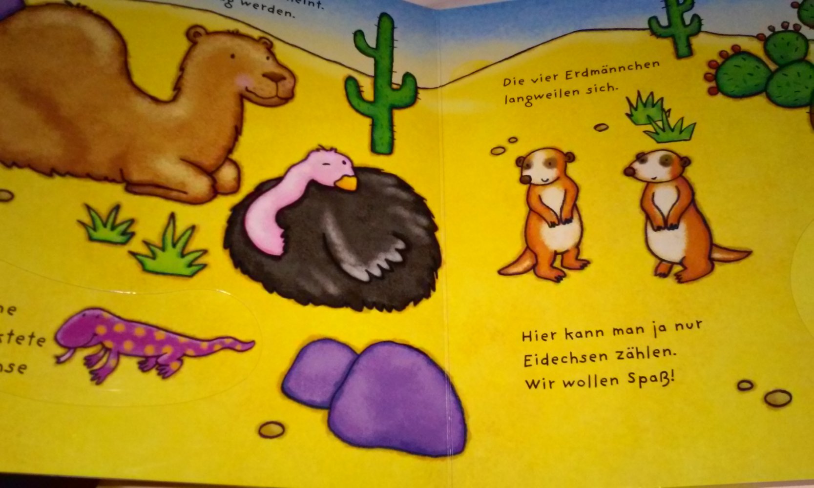  In der Wüste  Zieh- und Schiebebuch - Spielen und Lernen