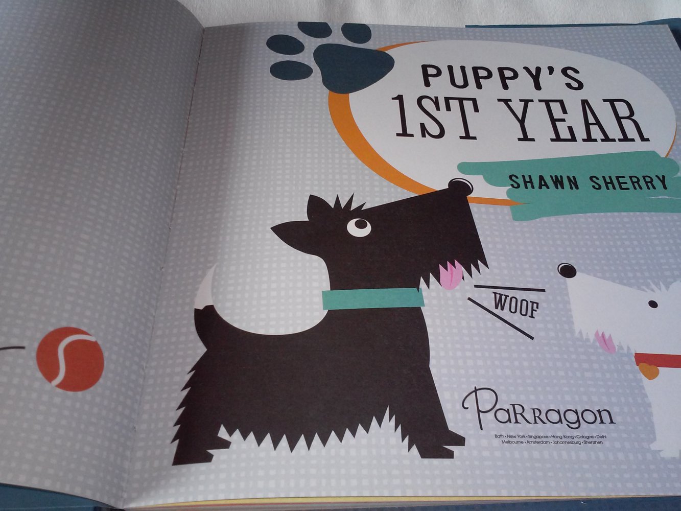 Neu! Tagebuch/Album Hund Puppy's 1st Year (engl.) Geschenktipp
