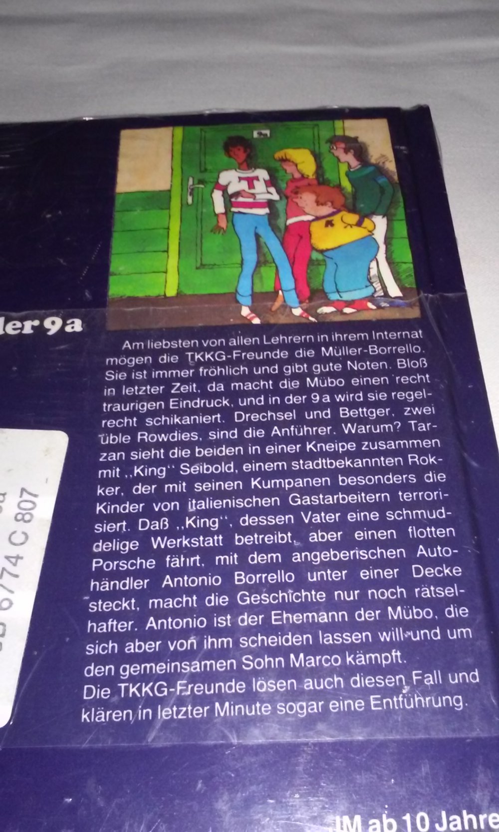 Ein Fall für TKKG, Bd.6, Angst in der 9a  Sammlerstück OVP (eingeschweißt)
