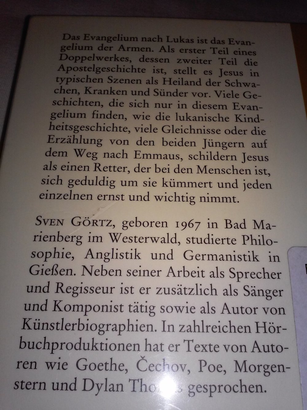 Neu!OVP! Diogenes: Apostelgeschichte / Evangelium nach Lukas - Matthäus, Ungekürzte Ausgabe Audio CD