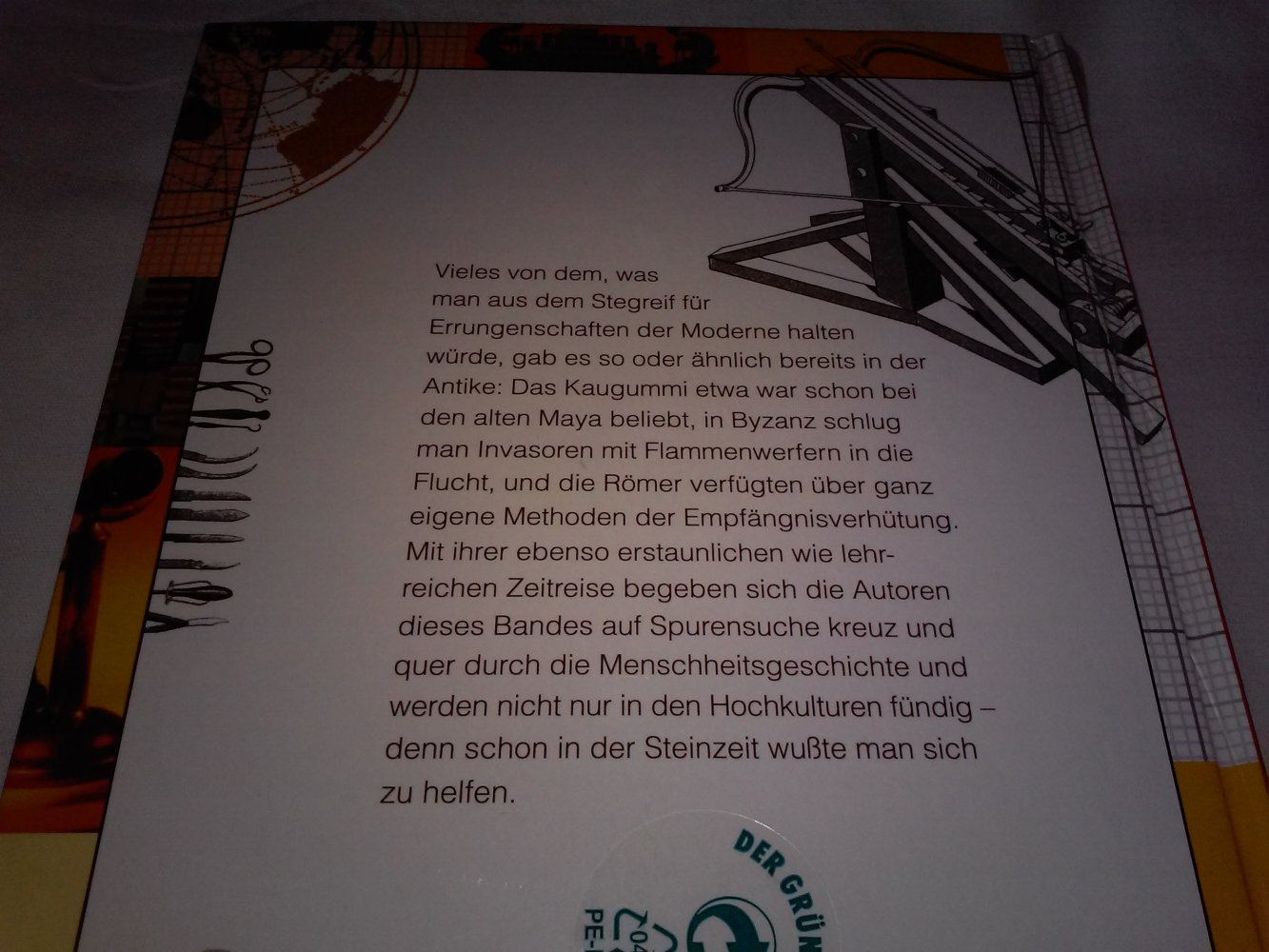 Neu!OVP! Die illustrierte Enzyklopädie früher Erfindungen - Keilschrift, Kompaß, Kaugummi