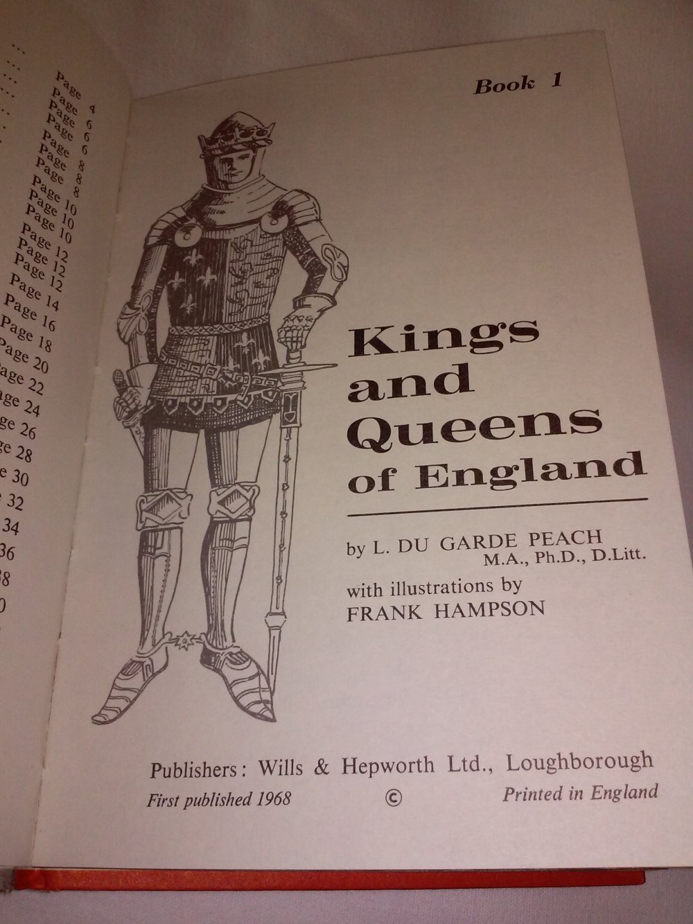 A Ladybird History Book: Kings and Queens of England: Book 1 (1.Alg)