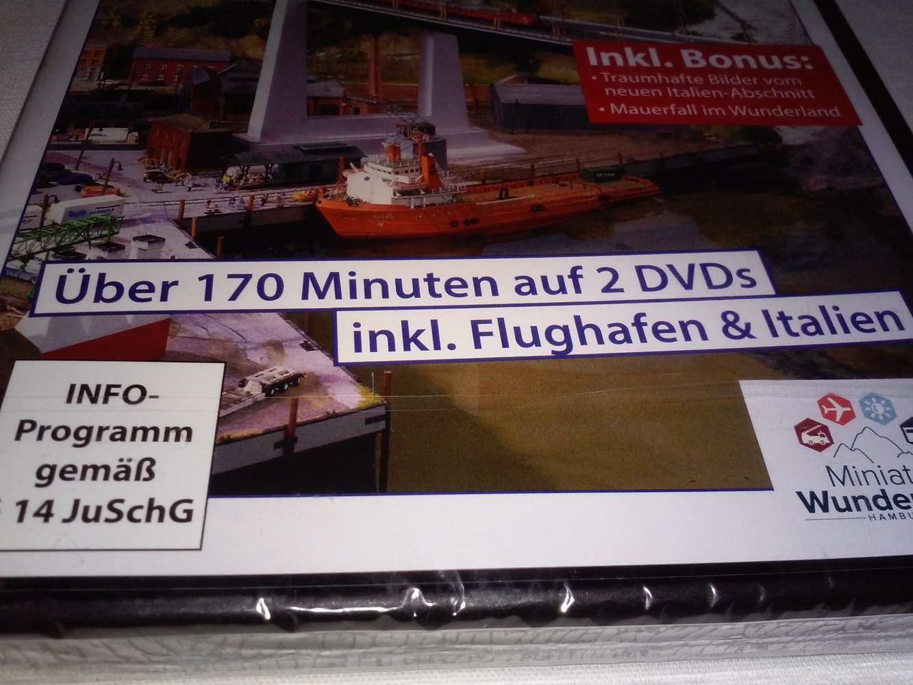 NEU! OVP! Ein Tag im Wunderland - 2 DVDs vom Miniatur Hamburg