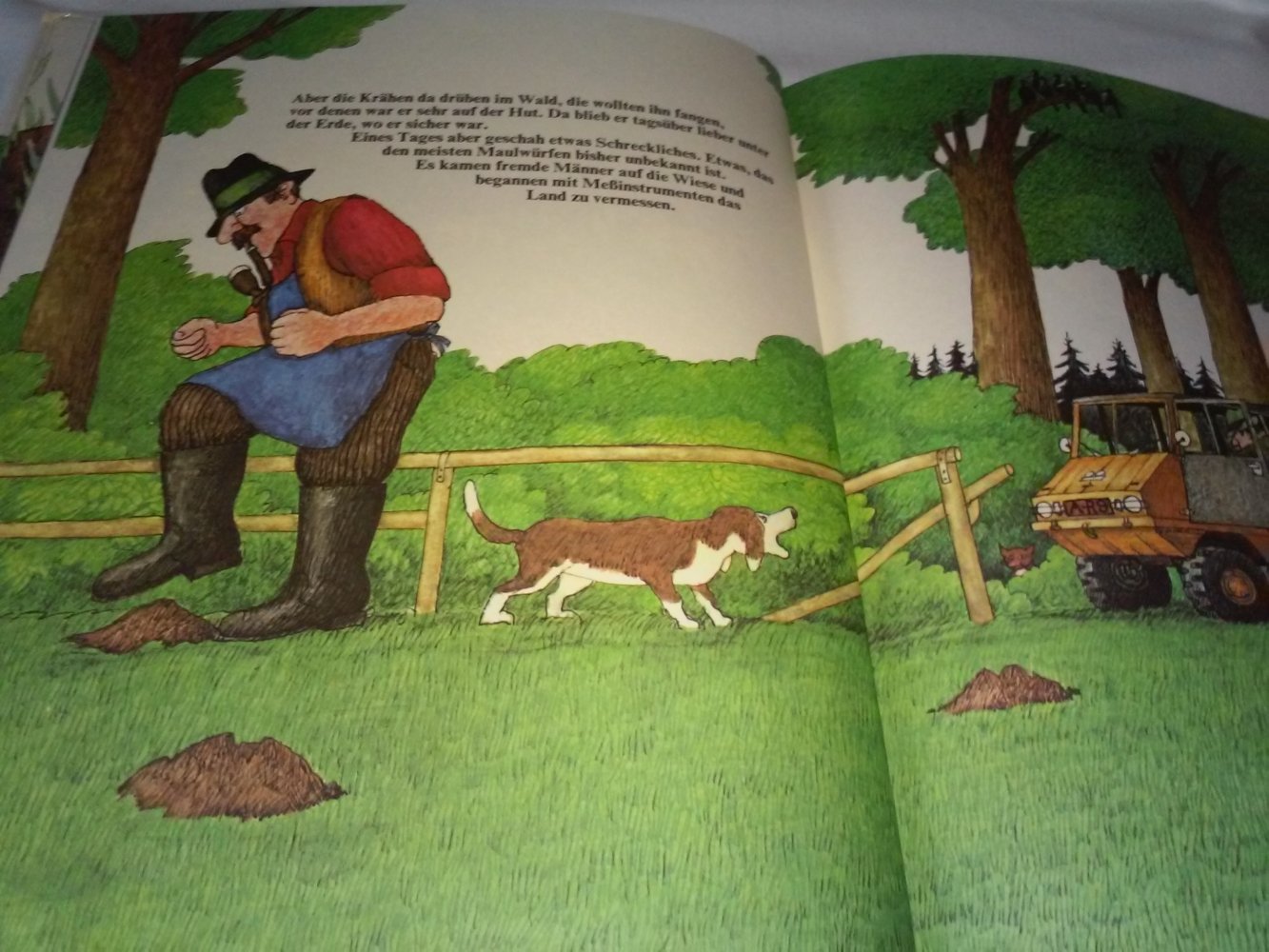 Luis Murschetz: Der Maulwurf Grabowski - Kinderbuch alt