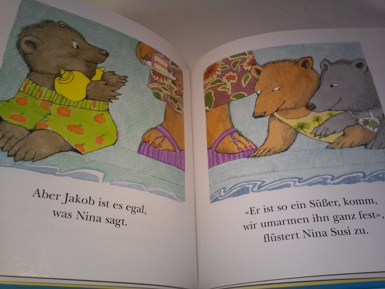  Rosemary Wells: Jakobs erstes Schwimmfest - Kinderbuch alt