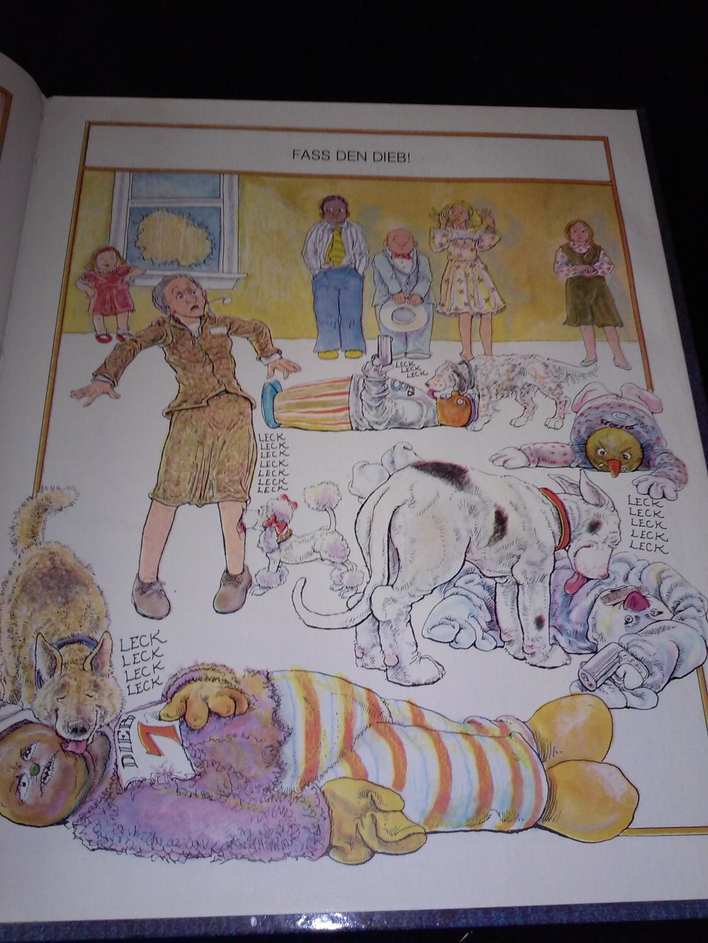 Steven Kellogg: Pass auf, Pinkerton (Hund) - Kinderbuch alt