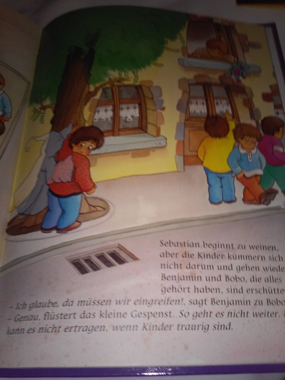 Bobo, das kleine Gespenst Der Junge aus der Stadt -altes Hemma Kinderbuch