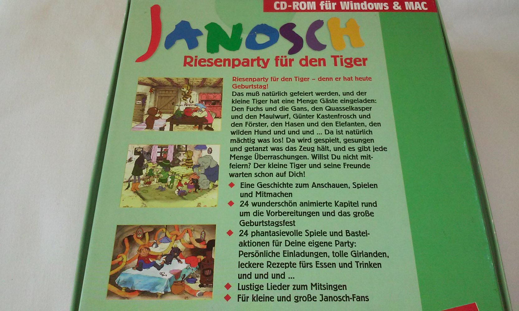 Neu! Riesenparty für den Tiger, Eine Geschichte zum Anschauen, Spielen und Mitmachen