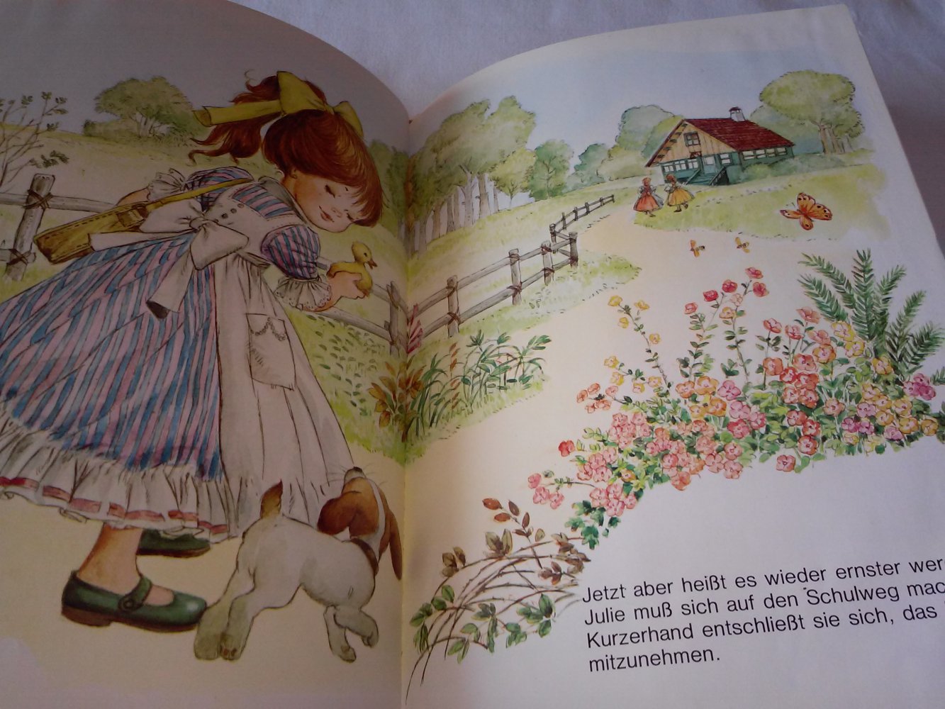 Das kleine Entlein altes Kinderbuch