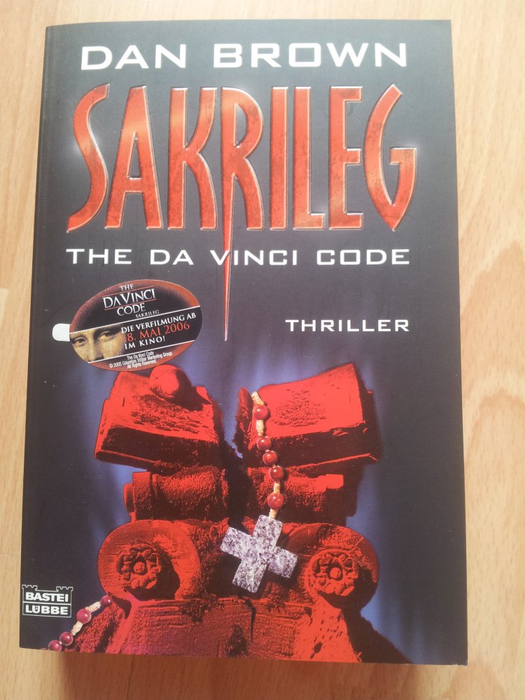 Sakrileg - The Da Vinci Code -  Dan Brown NEU 