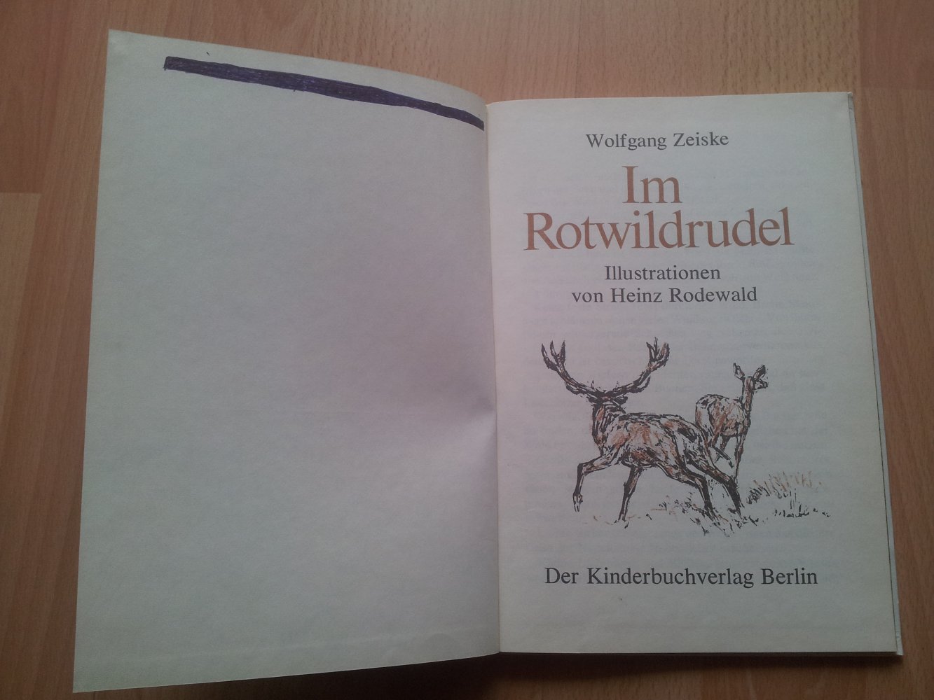  Im Rotwildrudel - Wolfgang Zeiske DDR
