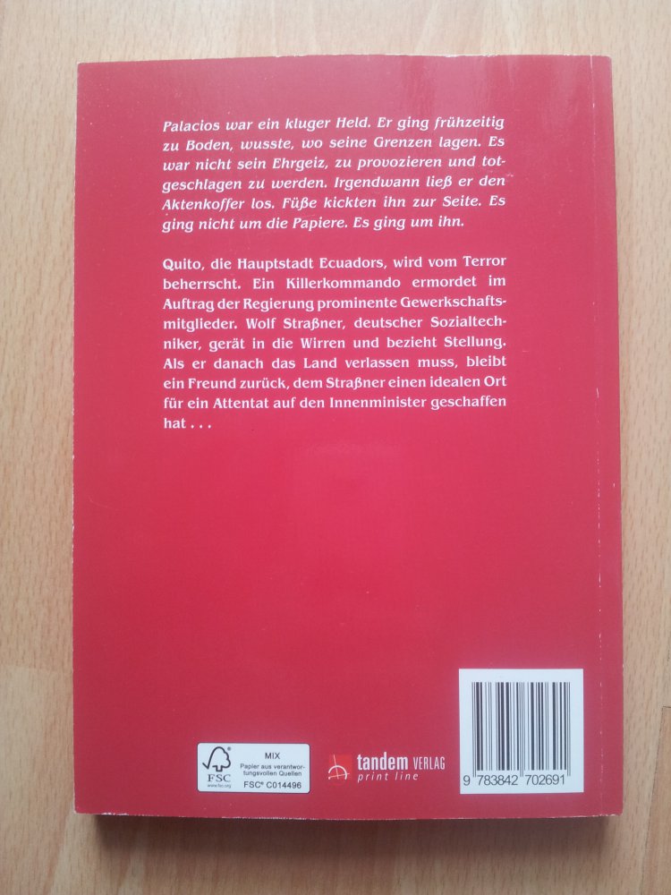 Weint nicht um mich in Quito - D.B.Blettenberg