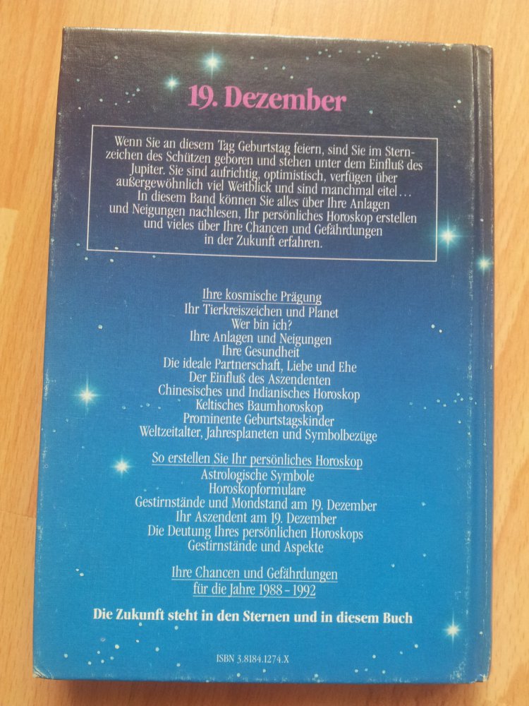Das persönliche Horoskop, für alle die am 19. Dezember geboren sind - Schütze