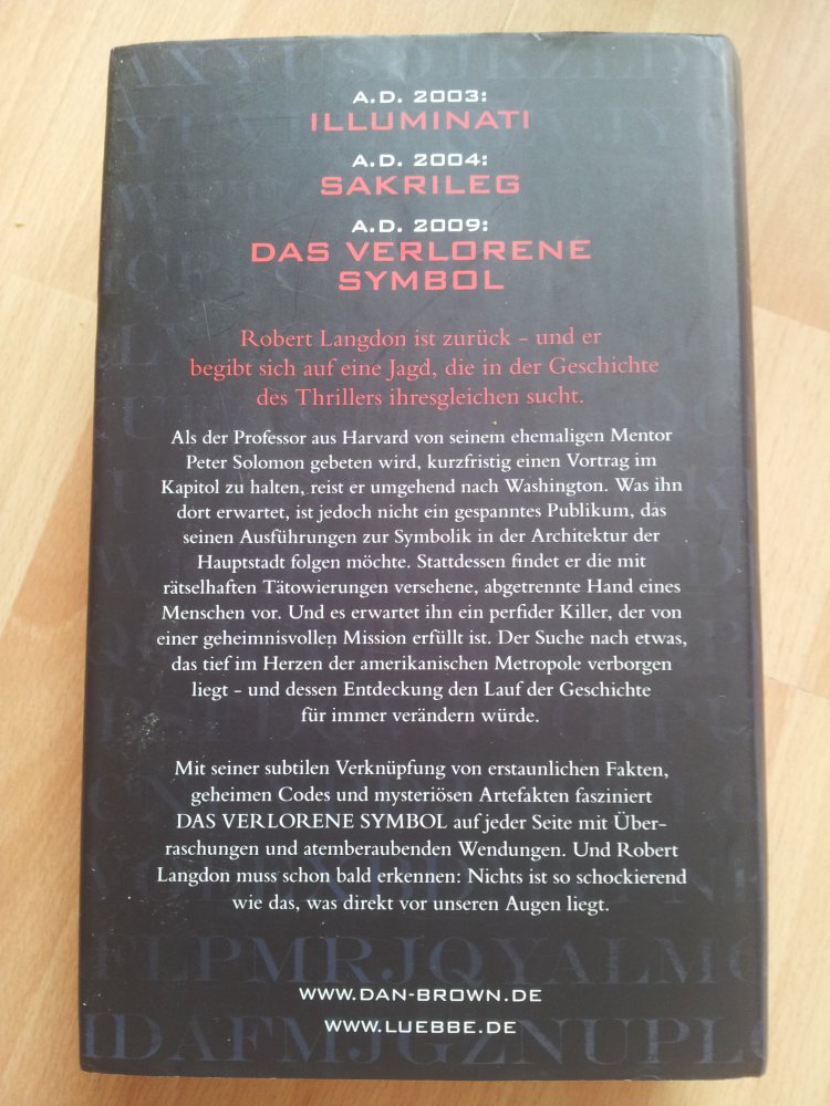 Das verlorene Symbol - Dan Brown