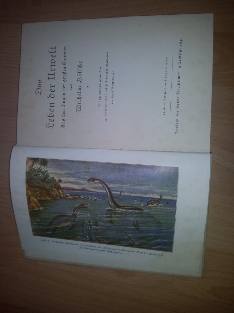 Das Leben der Urwelt - Wilhelm Bölsche - Dinosaurier