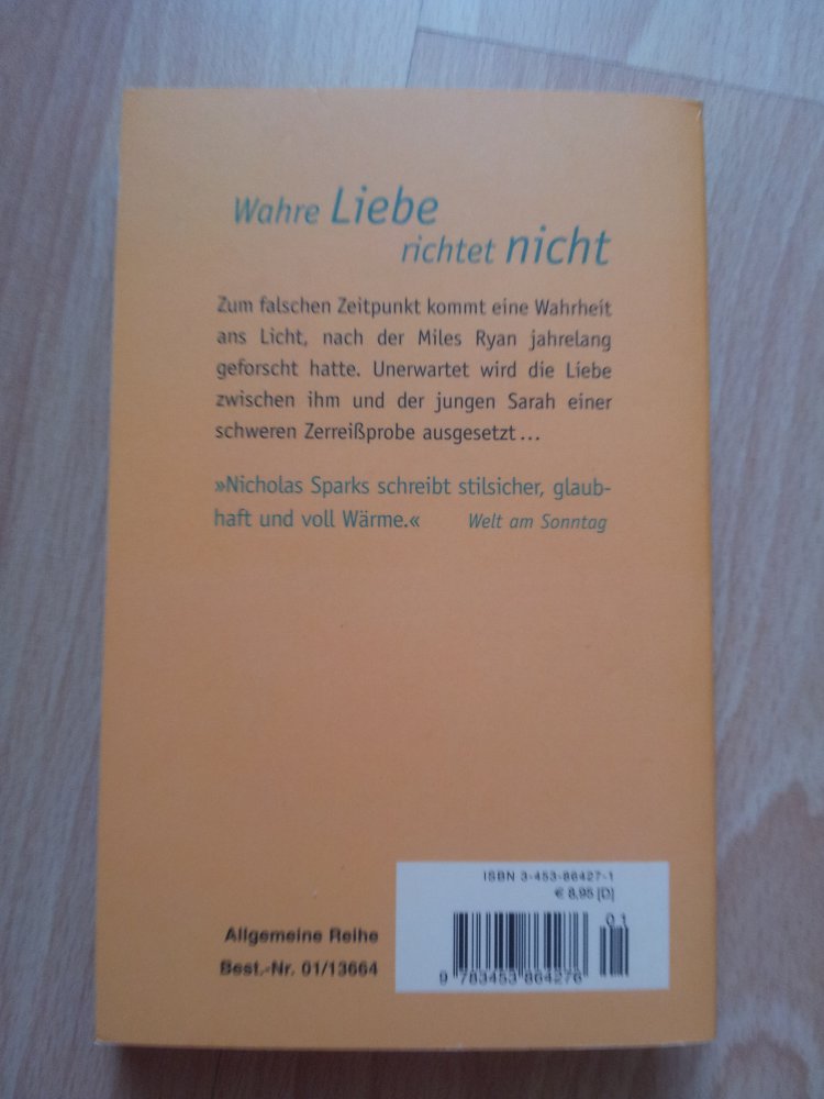 Weg der Träume - Nicholas Sparks 