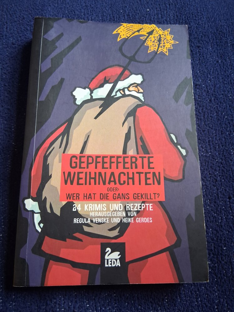 Gepfefferte Weihnachten 24 Krimis und Rezepte Adventskalenderbuch 