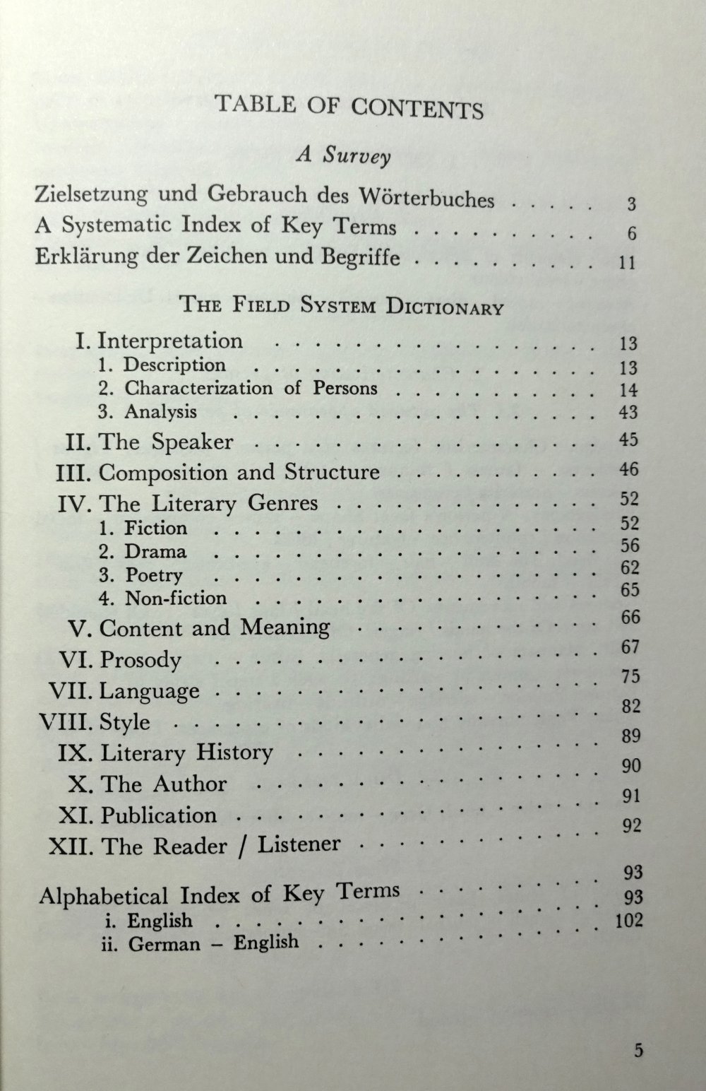 The Learner's Vocabulary for Text Analysis