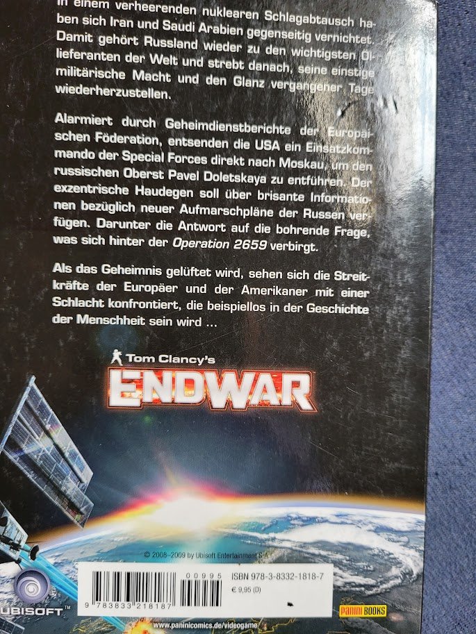 Tom Clancy's Endwar Taschenbuch 